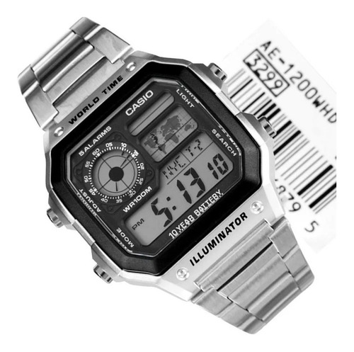 Reloj Casio Ae 1200whd Temporiza Calendar Original Garantía