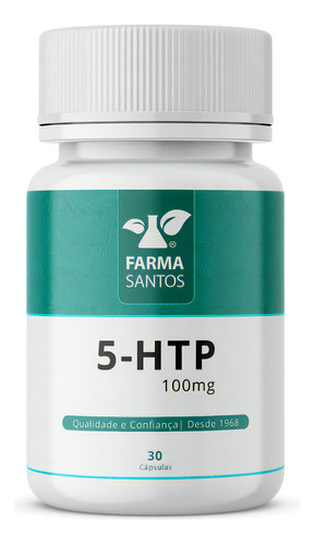 Suplemento 5 Htp 100mg 30 Cápsulas Grifonia Simplicifolia Sabor Sem Sabor