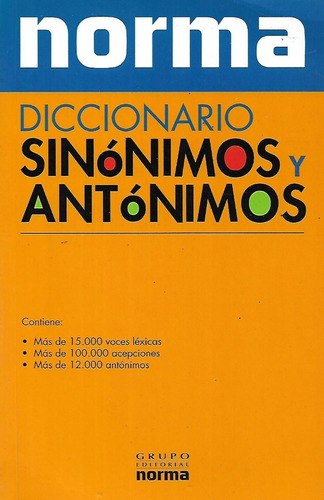 Diccionario Sinonimo Y Antonimo