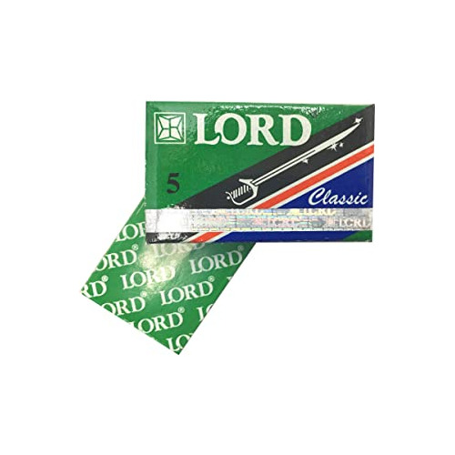 50 Lord Super Inox Clásica Cuchillas De Seguridad De 8br2t