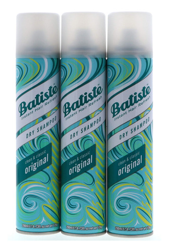 Batiste Juego De Champu Seco De 3 Piezas, Original