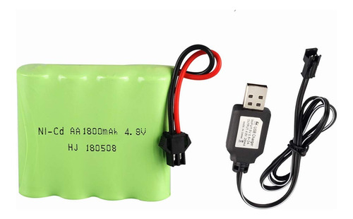 Hhz 4.8v 1800mah Sm2p Enchufe Recargable Ni-cd Bateria Con 4