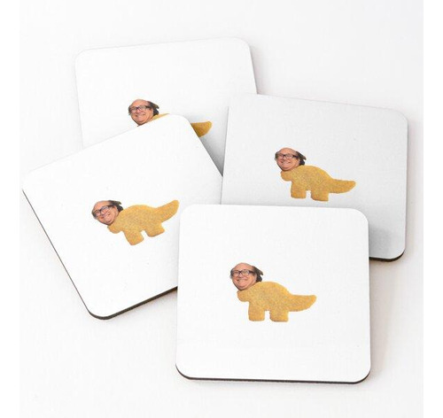 Set Posavasos Danny Devito Dino Pepita Calidad Premium