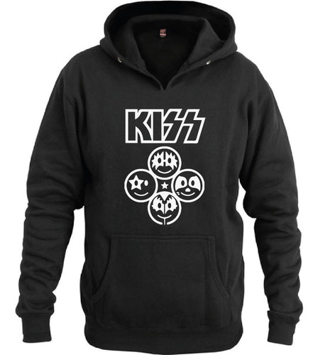 Polerón Estampado De Kiss, Grupo De Rock, Musica Romanosmodas