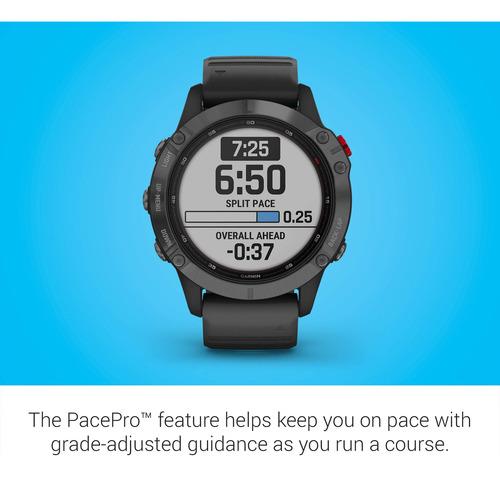 Reloj Garmin Fenix 6 Pro Solar Multisport Con Gps, Color Gri