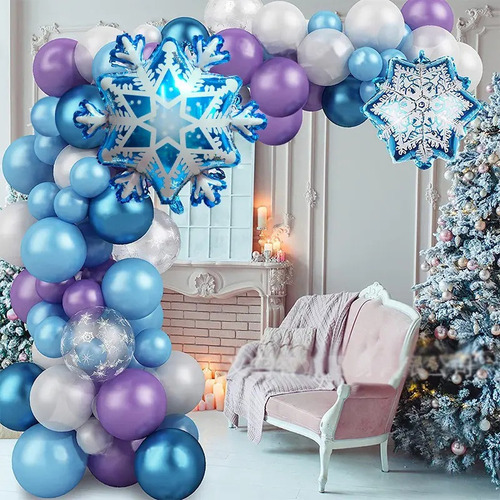 Globos Frozen Set De Arcos Decoracion Cumpleaños Para Fiesta