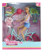 Comprar Muñeca Bonnie Pink Con Bicicleta - Original