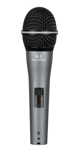 Microfone Dinâmico Pro C/chave K3 Kadosh + Bag E Clamp