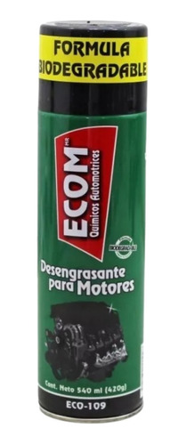 Desengrasante Motor 540 Ml Ecom Limpia Por Fuera