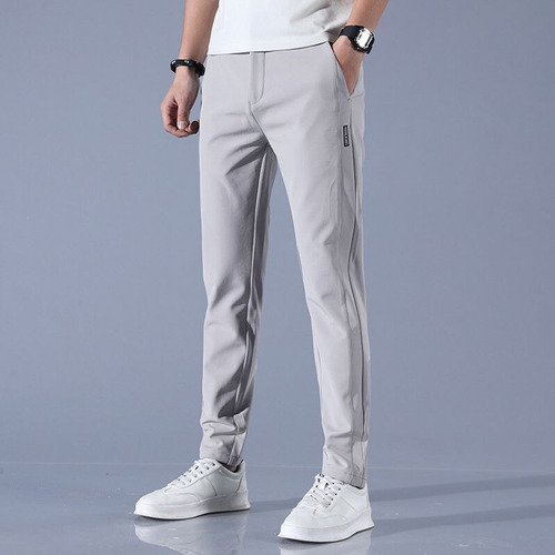 Pantalones De Golf Holgados De Seda Helada Para Hombre