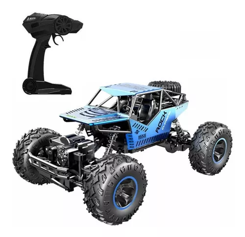 Carrinho Controle Remoto Grande Recarregavel Off Road 4x4 Cor