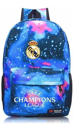 Bolsas De Fútbol Para Portátiles, Mochilas Color Real Madrid Cf