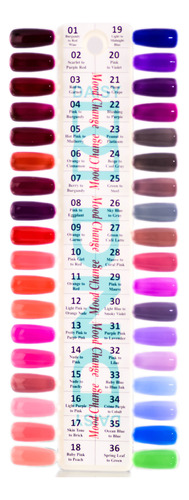 Esmalte De Uñas Dnd Dc Daisy Dnd Mood Change Color Swatch 1-