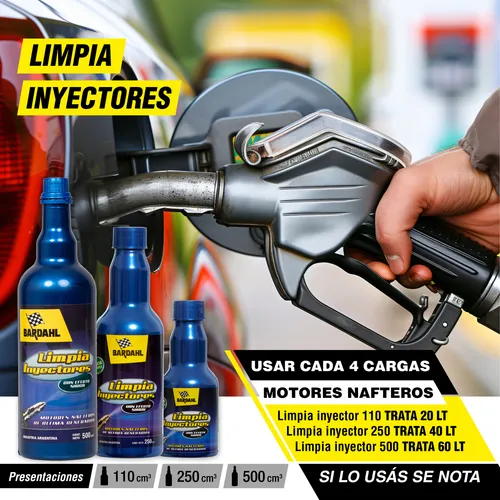 Kit Aditivo Limpia Inyectores Nafta 110ml X 4 Uni