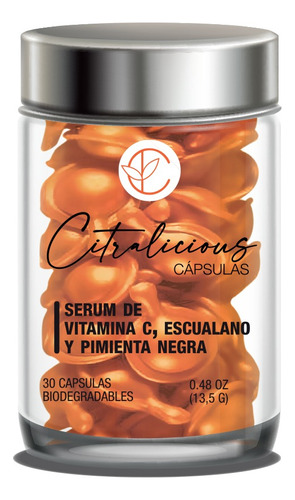  Citralicious Cápsulas Serum Vitamina C Y Escualano Claress