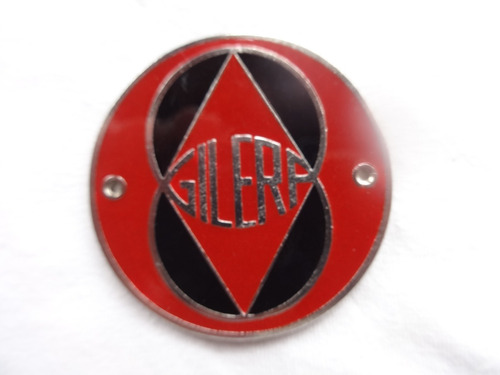 Escudo Gilera 150 200 Metalica Moto Insignia No Manual Folle