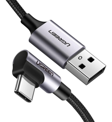 Cabo De Dados Ugreen Us284 Usb 2.0 P Usb Tipo C Angular 2m