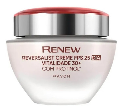 Kit Renew Reversalist 30+ Protinol Dia + Noite 50g - Avon Momento de aplicação Dia/Noite Tipo de pele Todo tipo de pele