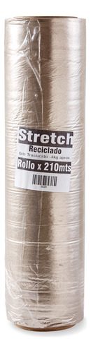 Film Stretch Econo Reciclado Gris S/m (50cm - 4kg) X 2 Unid