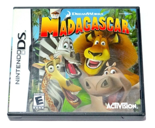 Madagascar Nintendo Ds Con Caja Y Manual