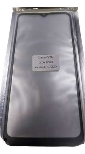 Mica Motorola G10 G20 Con Oca Negro Nuevo Y Original
