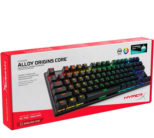 Teclado Gamer Hyperx Alloy Origins Core Tkl Usb-c Tactile