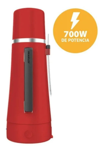 Imagen 2 de 8 de Jarra Electrica Peabody Termo Electirco 1 Litro E-termo 700w Color Rojo