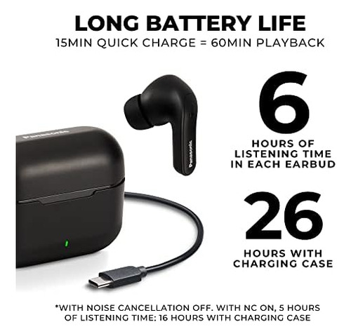 Panasonic Ergofit True Auriculares Inalámbricos Con Cancelac
