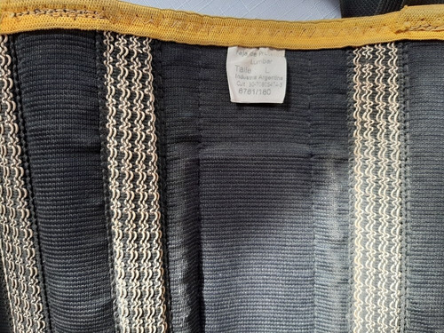 Imagen 3 de 3 de Protector Lumbar 6 Ballenas Top Safe. Talle L