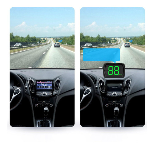 Car Hud Heads Up Display Gps Satélite Velocímetro Universal