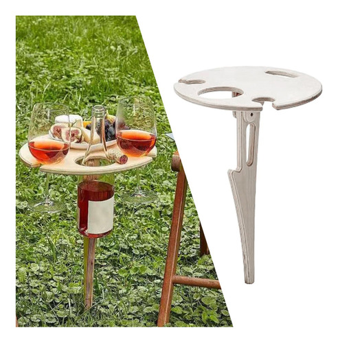 Plegable Portátil Picnic Bbq Soporte Para Copa Soporte