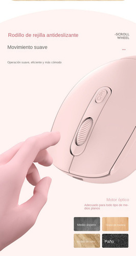 . Portátil Recargable Ratón Inalámbrico Mouse Bluetooth