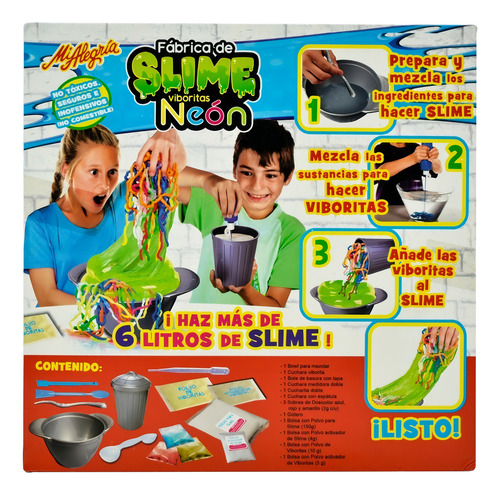 Fabrica De Slime Viboritas Neon Mi Alegria