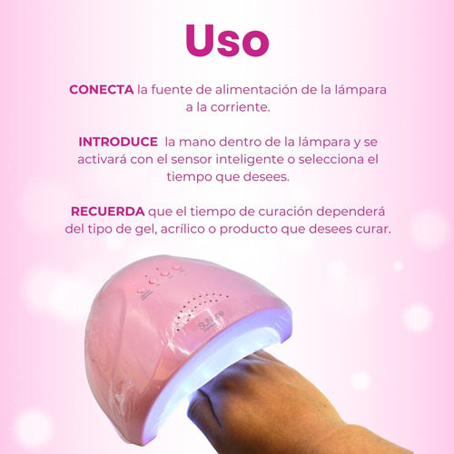 Lámpara Uv Led Profesional Sun5 Pro 48w Secado Rápido D Uñas