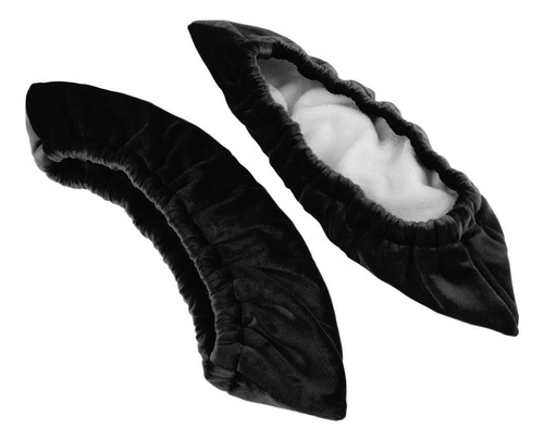 1 Par De Funda De Salva Cuchillas Impermeable De Negro M