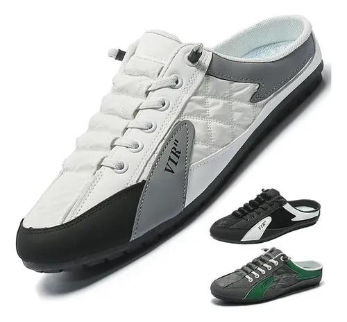 Zapatillas Sin Cordones Mule Para Hombre Zapatos Bajos Anti
