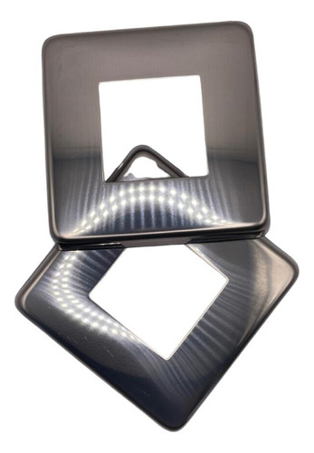 Kit 10 Canoplas 92x92mm + 10 Flanges, Int 30x30 - Inox 304