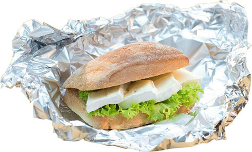 Lamina Aluminio Envolver Sandwich Fajitas Sushis - 500 Hojas
