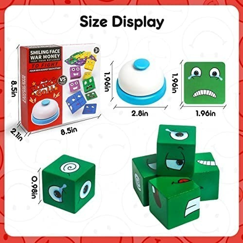 Juego Mesa Emojis Smiling Face Cubos Trendy