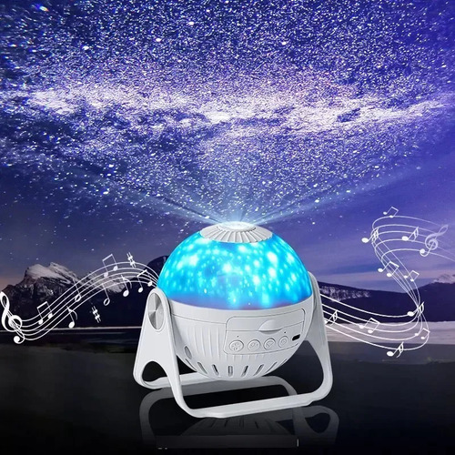 Proyector Galaxia Estrellas Lampara Luz De Noche