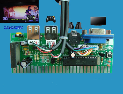 1 Pulsador Xbox 360 O Timer Display + 1 Monedero+1jamma 360