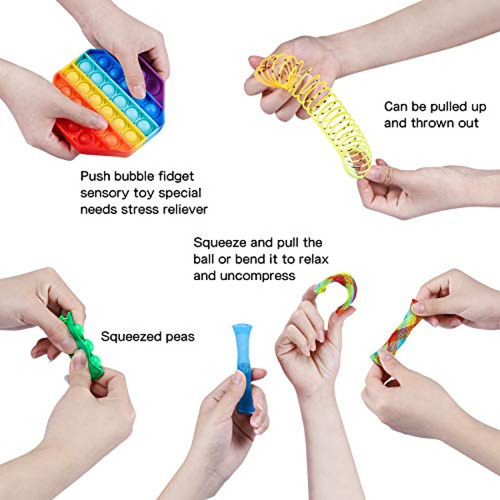 Imagen 2 de 6 de Juguete Sensorial Toyly - Juego De 24 Juguetes Sensoriales,
