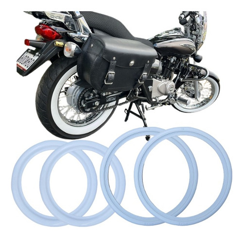 Corbatas Atlas R15 Y R17 Cara Blanca Para Moto