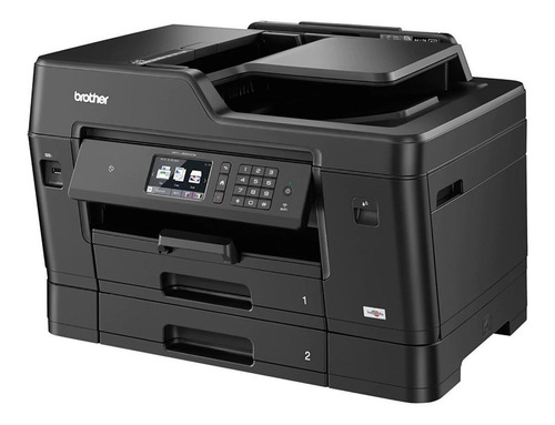 Imagen 3 de 3 de Impresora a color multifunción Brother Business Smart Pro MFC-J6730DW con wifi negra 220V - 240V