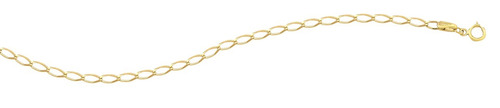 Cadena Rada Rombo 060 65 Cm Oro 10k - 826