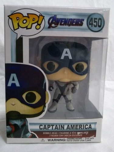 Muñeco Tipo Funko Pop Capitán América Avengers #450