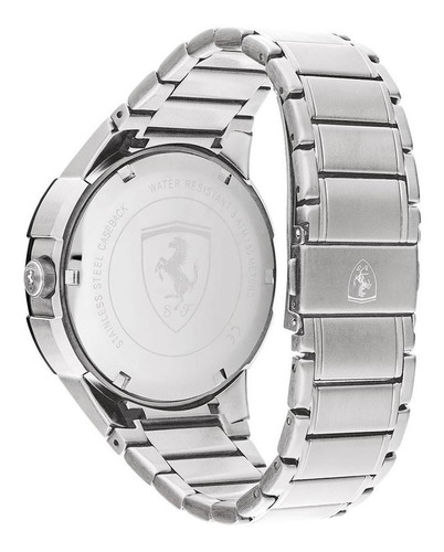 Imagen 3 de 4 de Reloj Ferrari Caballero Color Plateado 0830641 - S007
