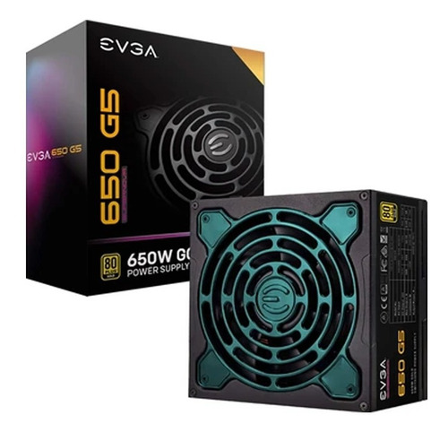 Fuente Poder Evga 650 G5 Supernova 650w 80plus Gold Modular