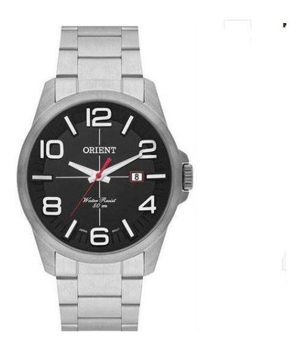 Relógio Orient Masculino Prata Aço Inox Analógico 5atm 33mm