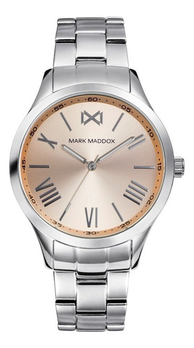 Reloj Mark Maddox Mujer De Lujo En Acero
